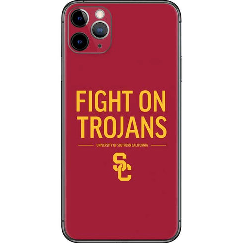 University of Southern California Fight On Trojans Red iPhone 11 Pro Max Skin