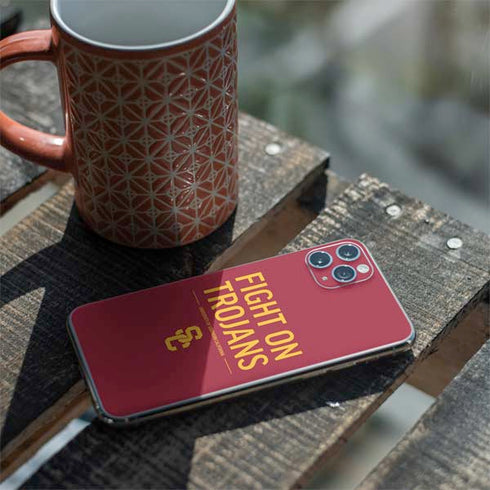 University of Southern California Fight On Trojans Red iPhone 11 Pro Max Skin