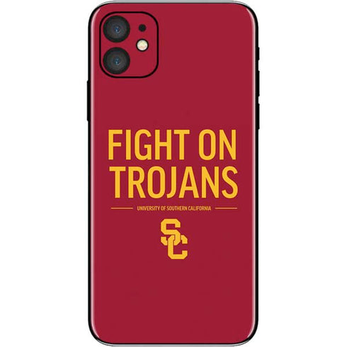 University of Southern California Fight On Trojans Red iPhone 11 Skin