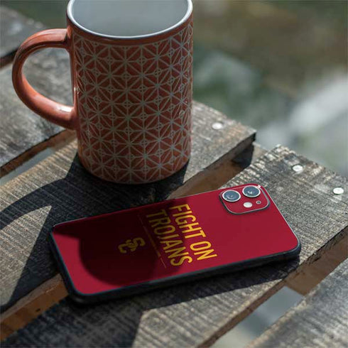 University of Southern California Fight On Trojans Red iPhone 11 Skin