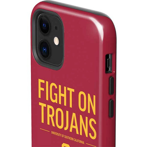 University of Southern California Fight On Trojans Red iPhone 12 Impact Case