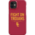 University of Southern California Fight On Trojans Red iPhone 12 Mini Lite Case