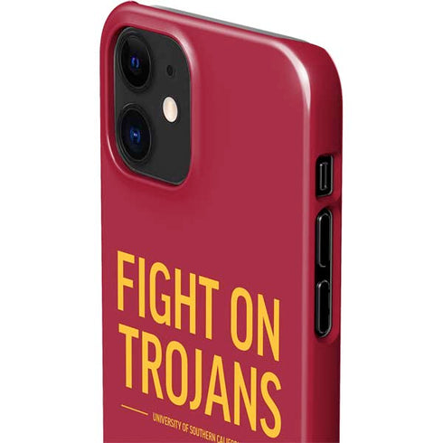 University of Southern California Fight On Trojans Red iPhone 12 Mini Lite Case