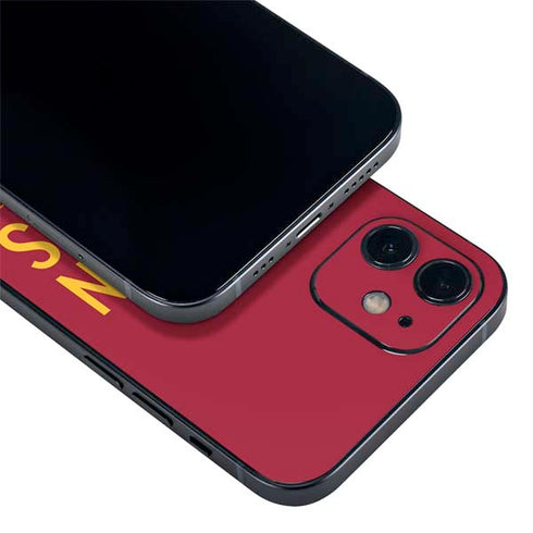 University of Southern California Fight On Trojans Red iPhone 12 Mini Skin