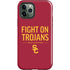University of Southern California Fight On Trojans Red iPhone 12 Pro Impact Case