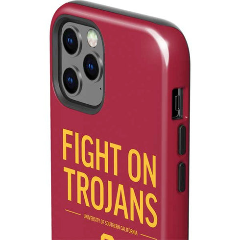 University of Southern California Fight On Trojans Red iPhone 12 Pro Impact Case