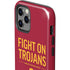 University of Southern California Fight On Trojans Red iPhone 12 Pro Impact Case