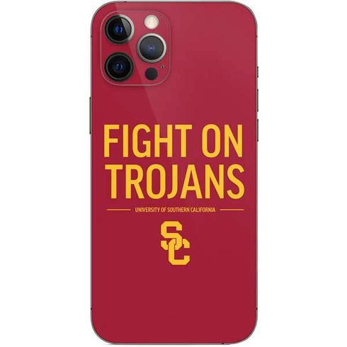 University of Southern California Fight On Trojans Red iPhone 12 Pro Max Skin