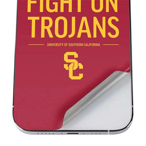 University of Southern California Fight On Trojans Red iPhone 12 Pro Max Skin