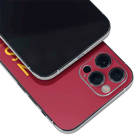 University of Southern California Fight On Trojans Red iPhone 12 Pro Max Skin
