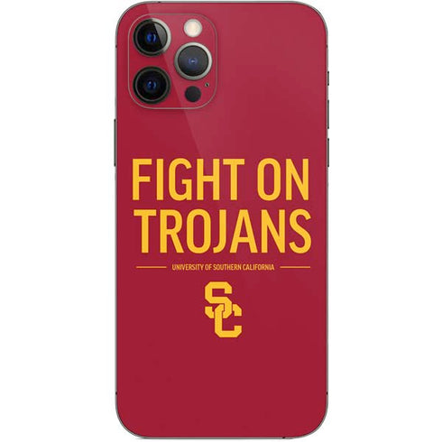 University of Southern California Fight On Trojans Red iPhone 12 Pro Skin