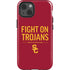 University of Southern California Fight On Trojans Red iPhone 13 Impact Case