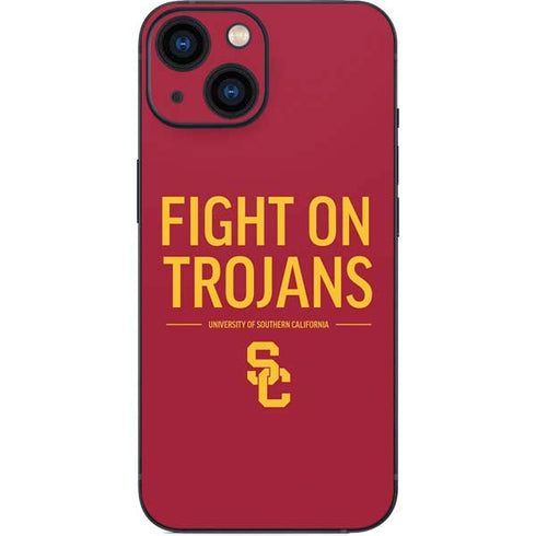 University of Southern California Fight On Trojans Red iPhone 13 Mini Skin