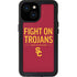 University of Southern California Fight On Trojans Red iPhone 13 Mini Waterproof Case