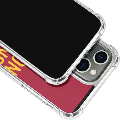University of Southern California Fight On Trojans Red iPhone 13 Pro Max Clear Case