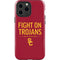 University of Southern California Fight On Trojans Red iPhone 13 Pro Max Impact Case