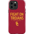University of Southern California Fight On Trojans Red iPhone 13 Pro Max Impact Case