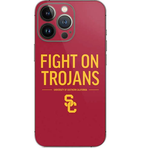 University of Southern California Fight On Trojans Red iPhone 13 Pro Skin
