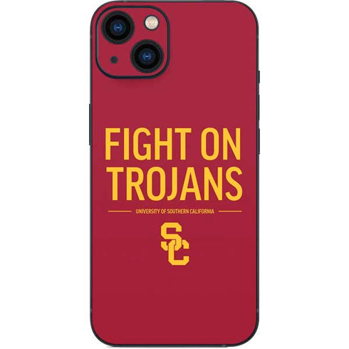 University of Southern California Fight On Trojans Red iPhone 14 Plus Skin