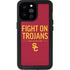 University of Southern California Fight On Trojans Red iPhone 14 Pro Max Waterproof Case