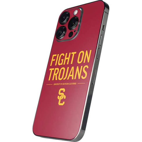 University of Southern California Fight On Trojans Red iPhone 14 Pro Skin