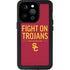 University of Southern California Fight On Trojans Red iPhone 14 Pro Waterproof Case