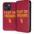 University of Southern California Fight On Trojans Red iPhone 15 Folio Case