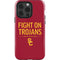 University of Southern California Fight On Trojans Red iPhone 15 Pro Impact Case