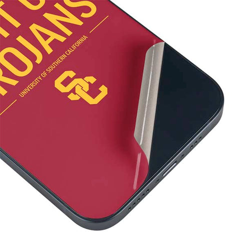 University of Southern California Fight On Trojans Red iPhone 15 Skin