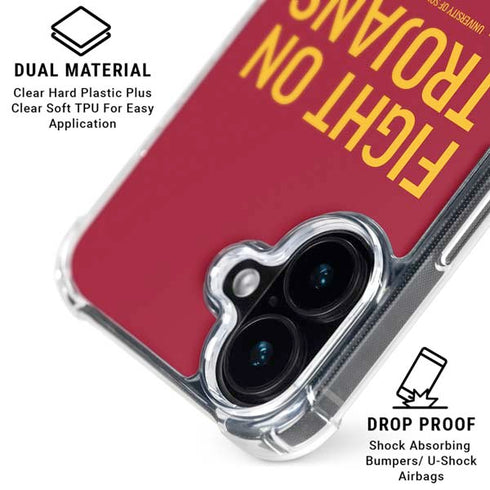 University of Southern California Fight On Trojans Red iPhone 16 MagSafe Case