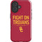University of Southern California Fight On Trojans Red iPhone 16 Plus Impact Case