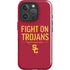 University of Southern California Fight On Trojans Red iPhone 16 Pro Magsafe Impact Case
