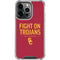 University of Southern California Fight On Trojans Red iPhone 16 Pro Max Clear Case