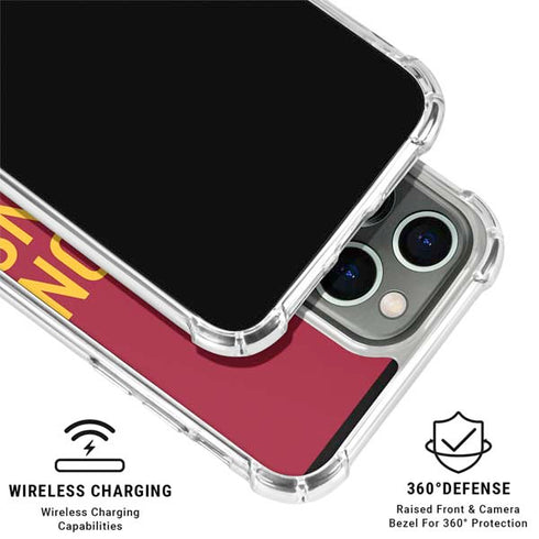 University of Southern California Fight On Trojans Red iPhone 16 Pro Max Clear Case