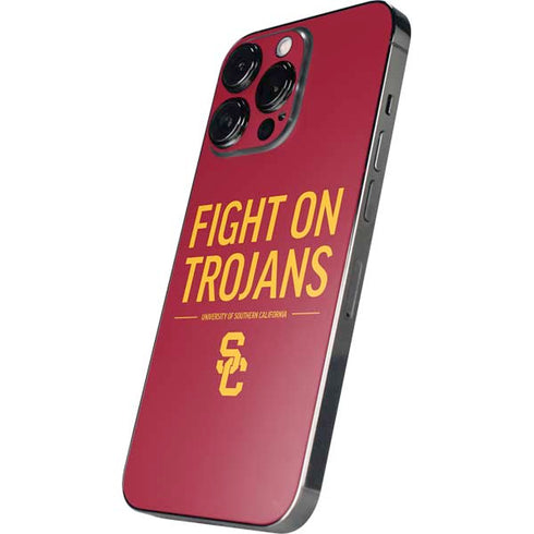 University of Southern California Fight On Trojans Red iPhone 16 Pro Skin