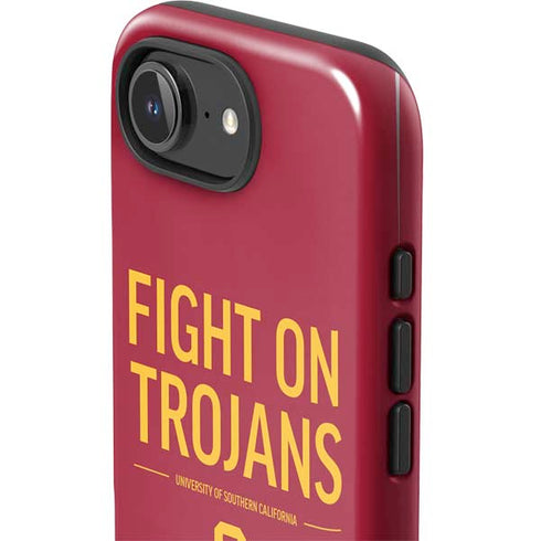 University of Southern California Fight On Trojans Red iPhone 16e Impact Case