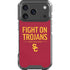 University of Southern California Fight On Trojans Red iPhone 18 Pro Clear Case