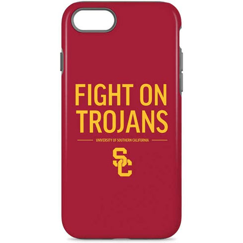 University of Southern California Fight On Trojans Red iPhone Cases