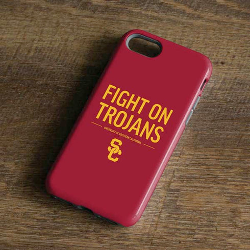 University of Southern California Fight On Trojans Red iPhone 8 Pro Case