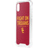 University of Southern California Fight On Trojans Red iPhone XS Clear Case