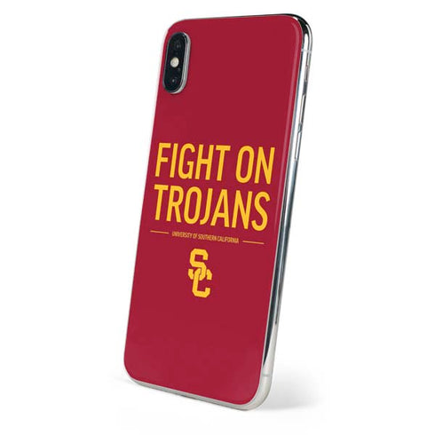 University of Southern California Fight On Trojans Red iPhone XS Max Skin
