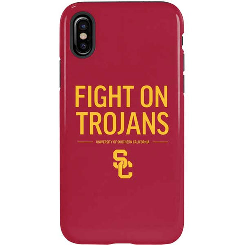 University of Southern California Fight On Trojans Red iPhone XS Pro Case