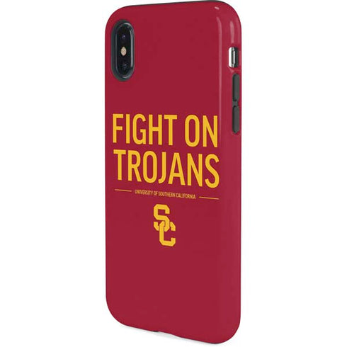 University of Southern California Fight On Trojans Red iPhone XS Pro Case