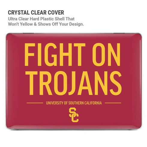 University of Southern California Fight On Trojans Red MacBook Cases