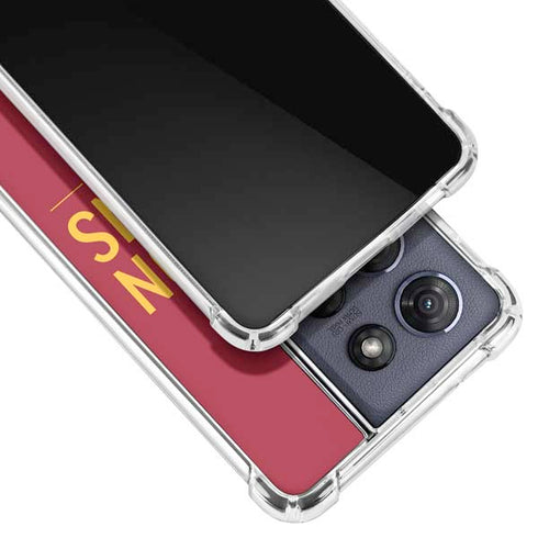 University of Southern California Fight On Trojans Red Moto G 5G (2025) Clear Case