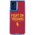 University of Southern California Fight On Trojans Red Moto G Play 4G (2024) Clear Case
