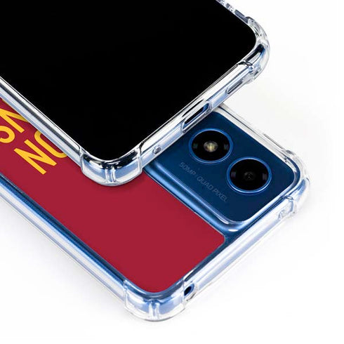 University of Southern California Fight On Trojans Red Moto G Play 4G (2024) Clear Case