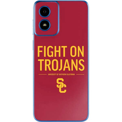 University of Southern California Fight On Trojans Red Moto G Play 4G (2024) Skin