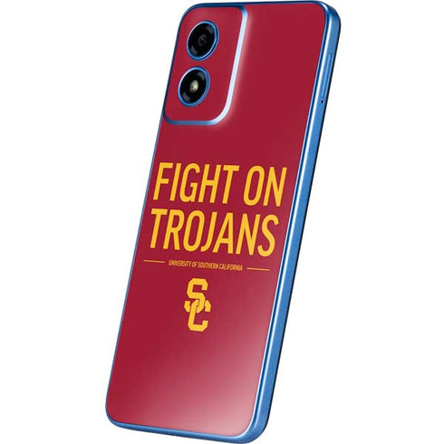 University of Southern California Fight On Trojans Red Moto G Play 4G (2024) Skin