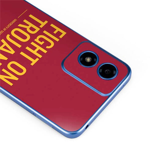 University of Southern California Fight On Trojans Red Moto G Play 4G (2024) Skin